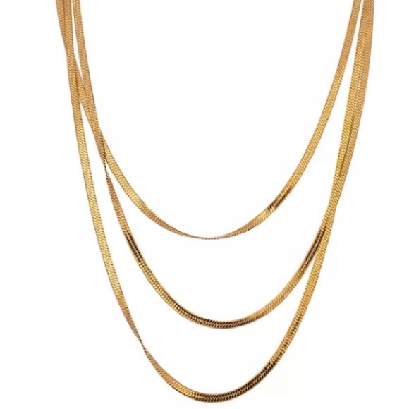 💛Gold plated layer snake necklace - Picture 4 of 5